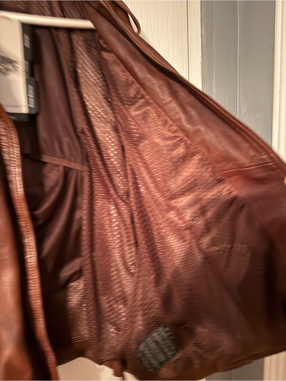 Harley-Davidson Brown Leather Riding Jacket - Picture 9 of 9